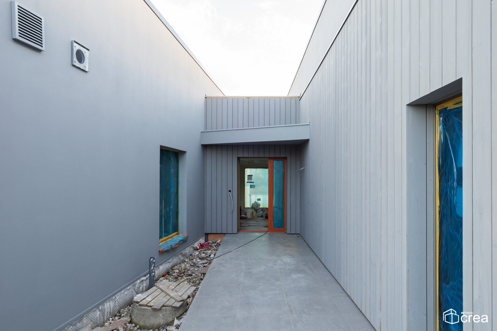 Cómo funciona una fachada ventilada en una vivienda pasiva