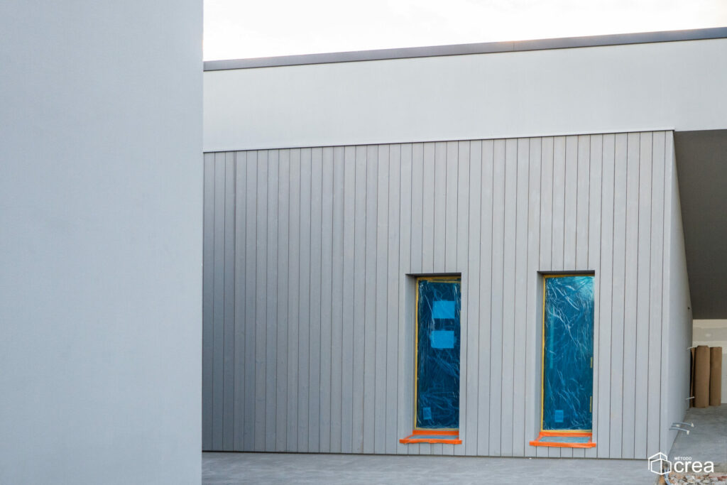 Cómo funciona una fachada ventilada en una vivienda pasiva