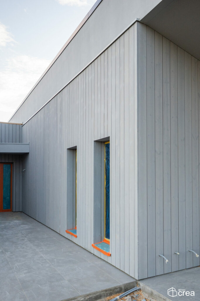 Cómo funciona una fachada ventilada en una vivienda pasiva