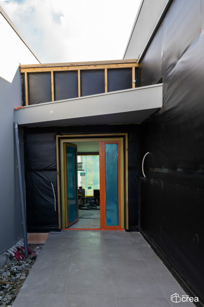 Cómo funciona una fachada ventilada en una vivienda pasiva