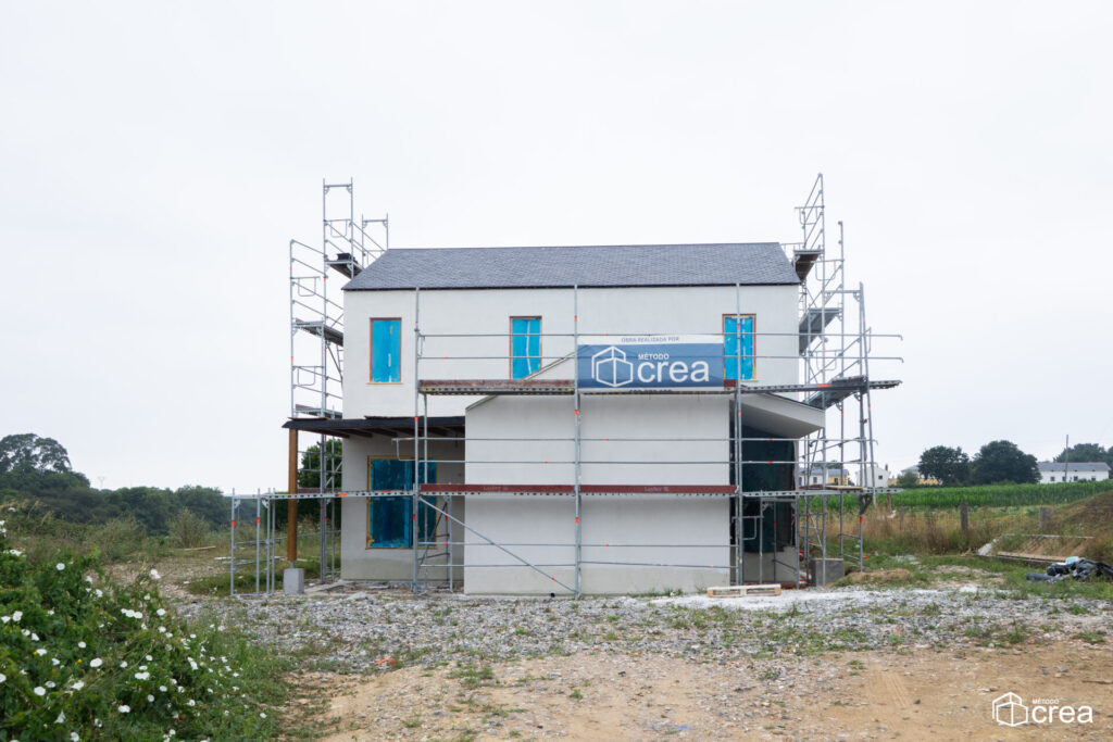 Casa unifamiliar construida por Método Crea en Asturias