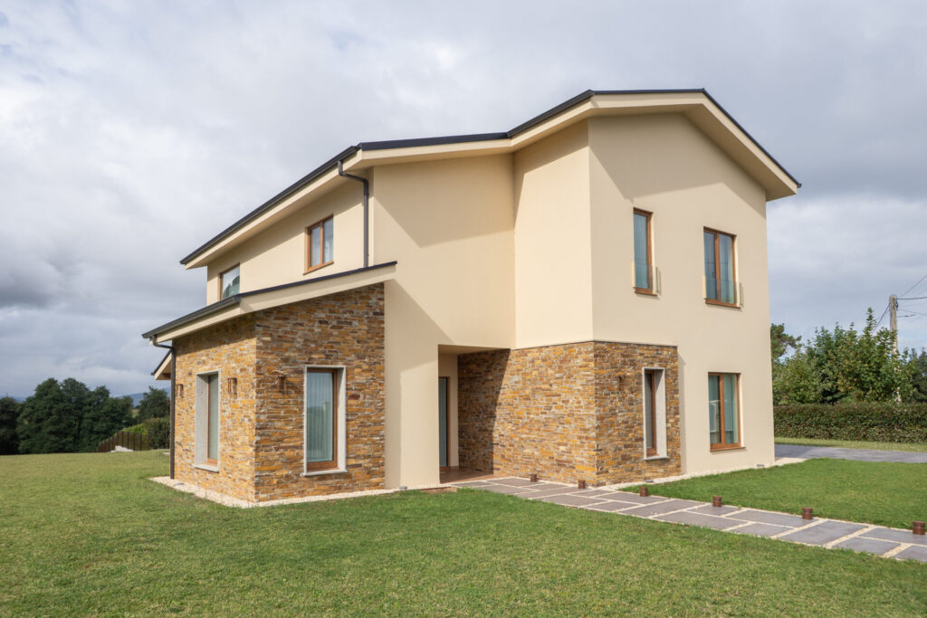 Vivienda pasiva de estilo tradicional en Asturias